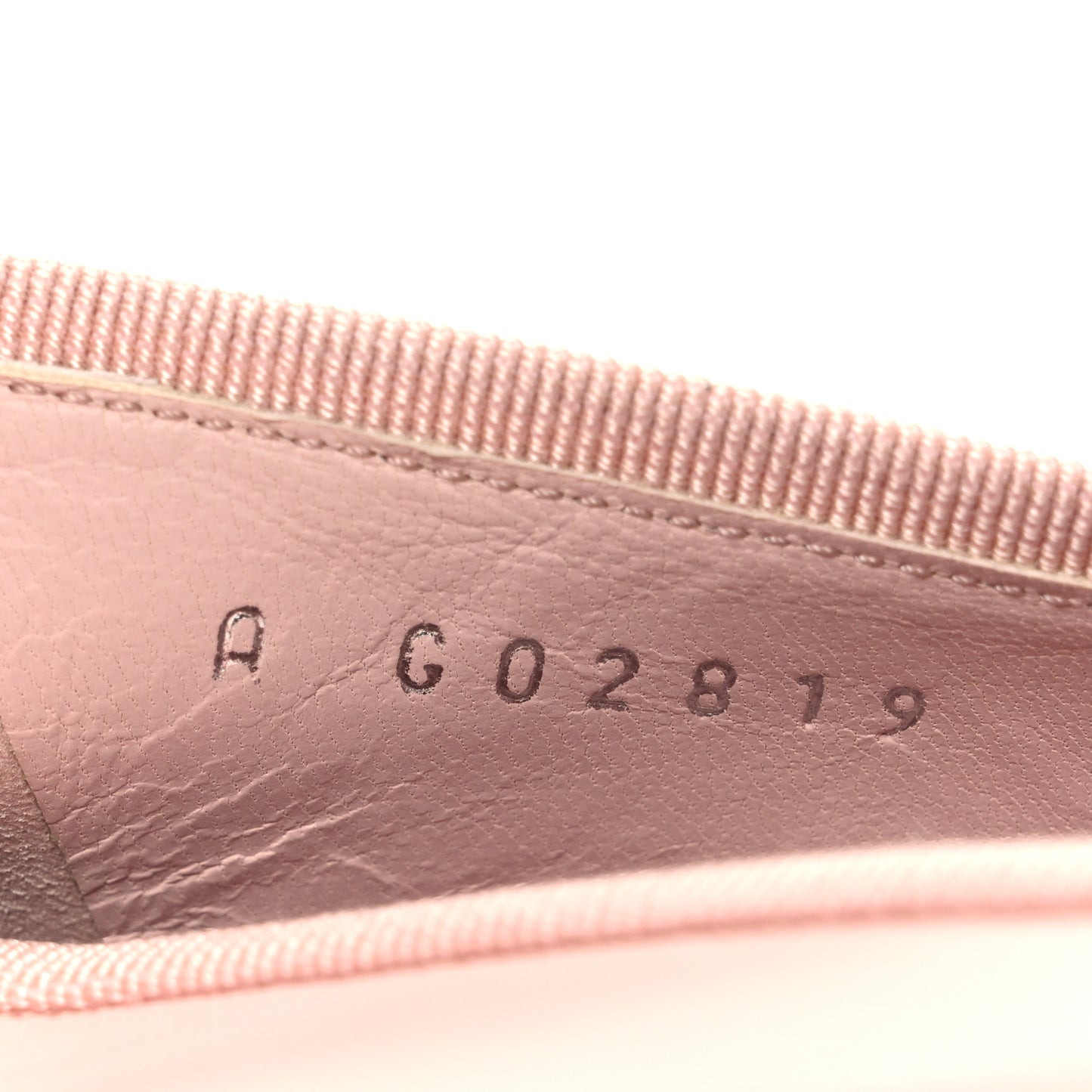 Lambskin Cap Toe CC Ballerina Flats 36.5 Light Pink Dark Pink