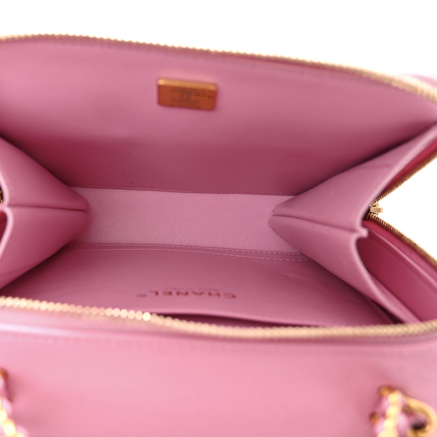 Chanel Caviar Quilted Pick Me Up Small Vanity Case Light Pink 5 of 12