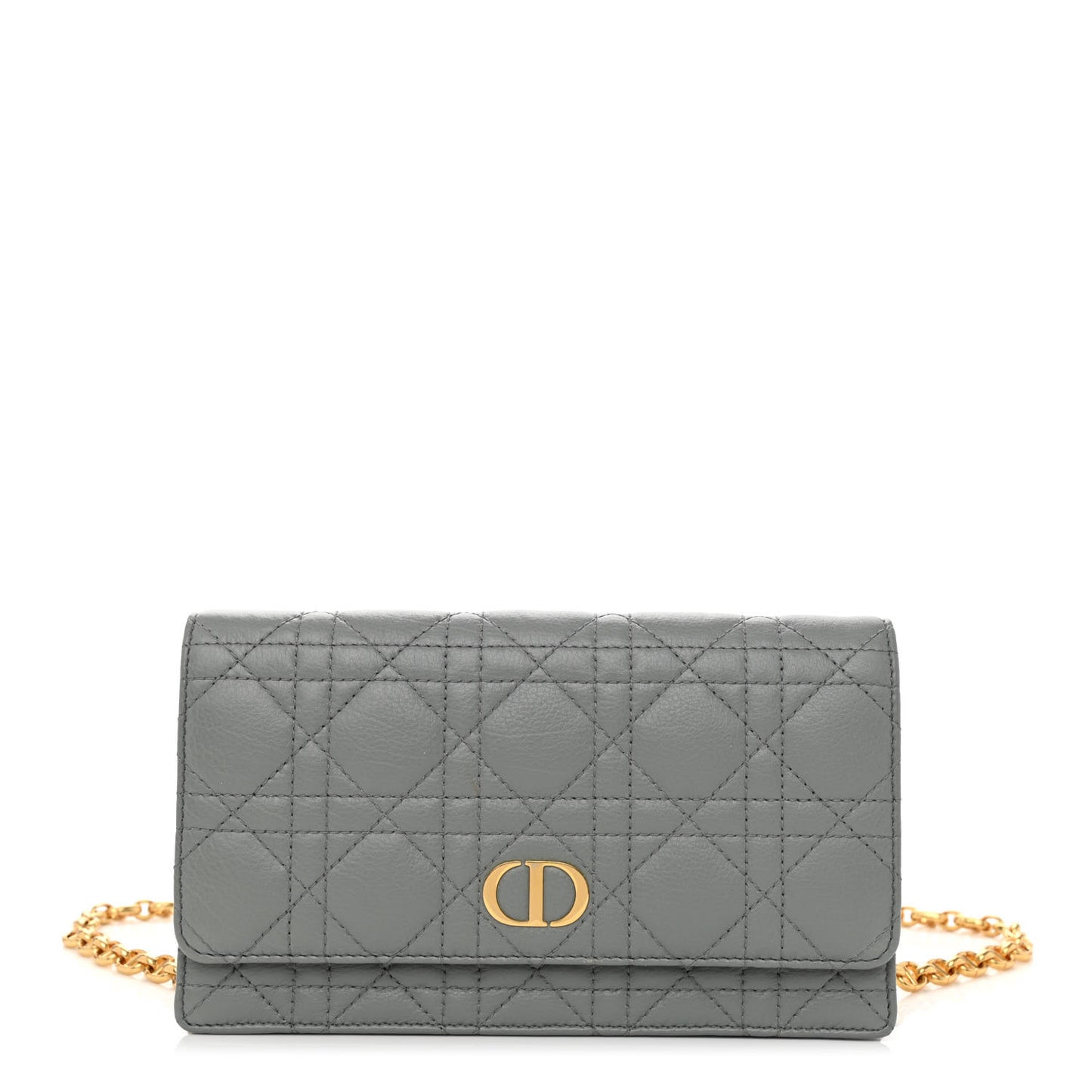 Supple Calfskin Caro Belt Bag Grey