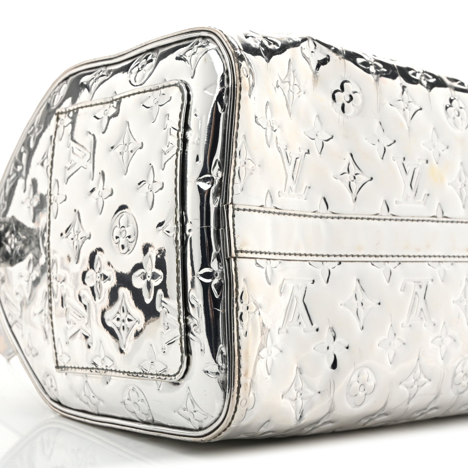 Louis Vuitton Monogram Miroir Speedy 30 Silver 10 of 16