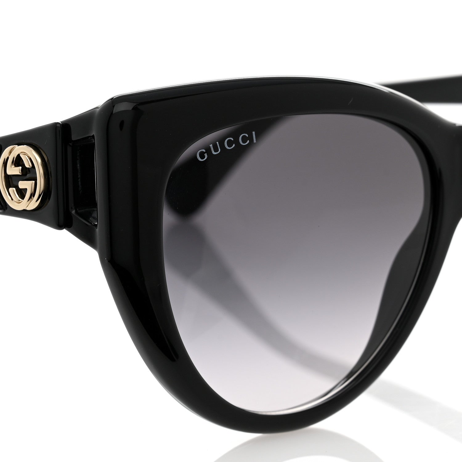 Gucci Acetate Cat Eye Sunglasses GG0877S Black 7 of 8