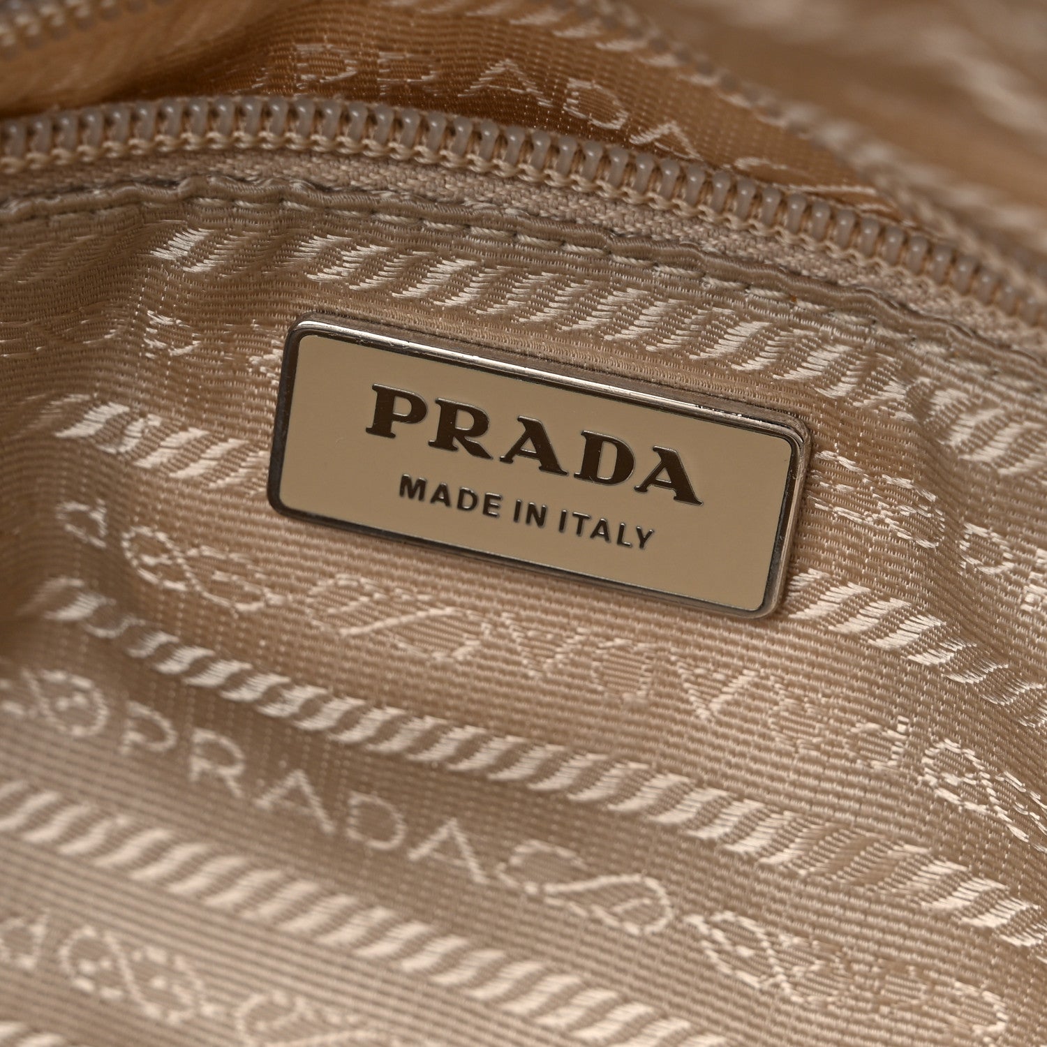 Prada Nylon Vela Shopping Tote Sesamo 6 of 17