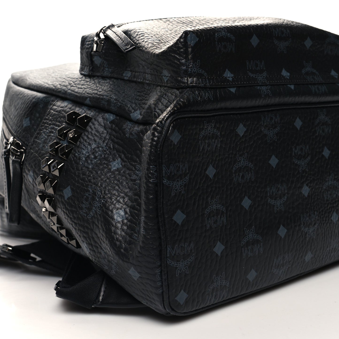 Visetos Large Side Studs Stark Backpack Black