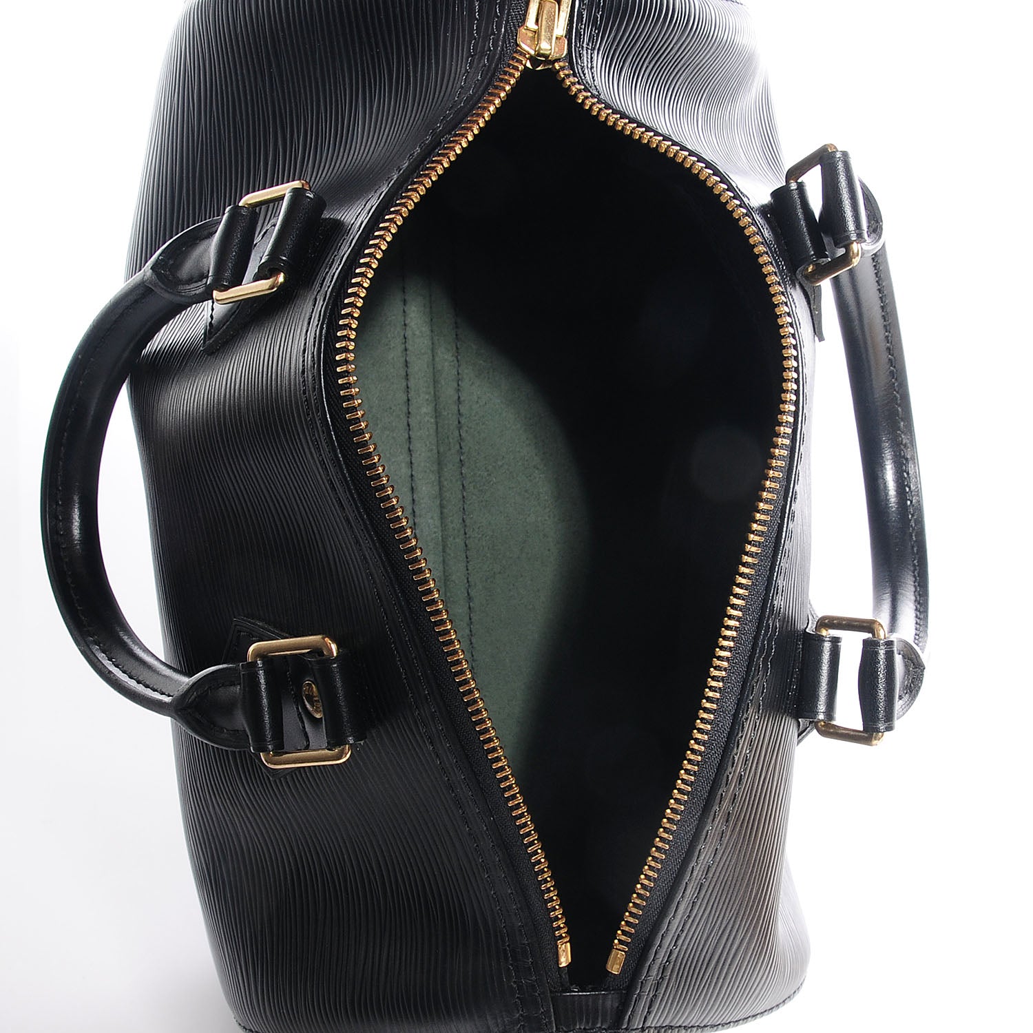 Louis Vuitton Epi Speedy 25 Black 5 of 7