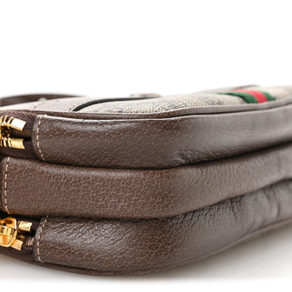 Gucci GG Supreme Monogram Web Mini Ophidia GG Bag Brown 9 of 11