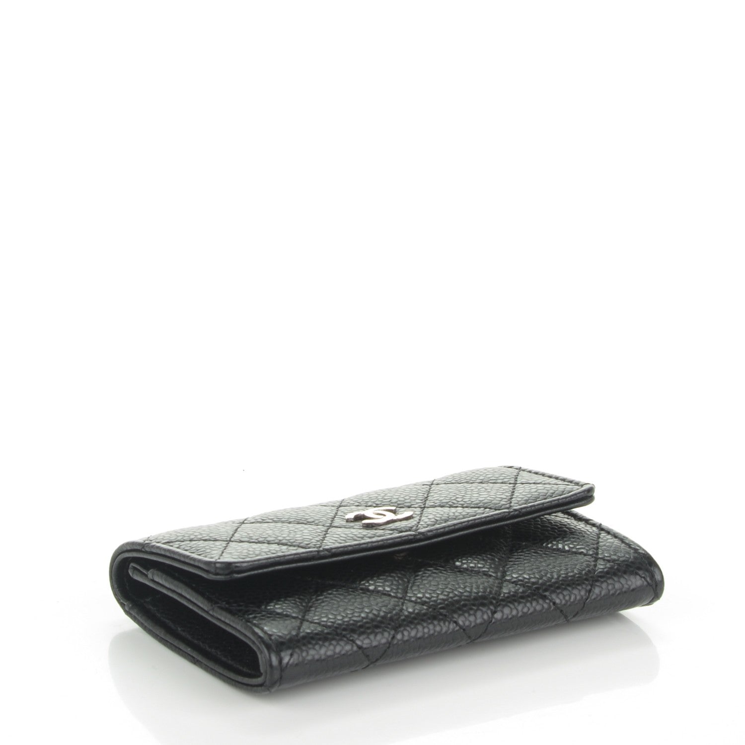 Chanel Caviar Quilted Flap Card Holder Black 4 of 8