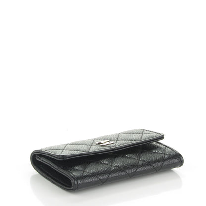 Chanel Caviar Quilted Flap Card Holder Black 4 of 8