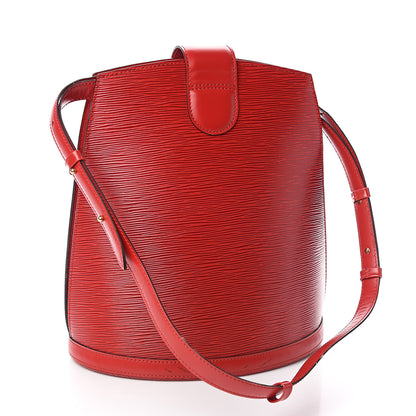 Louis Vuitton Epi Cluny Castillan Red 3 of 10