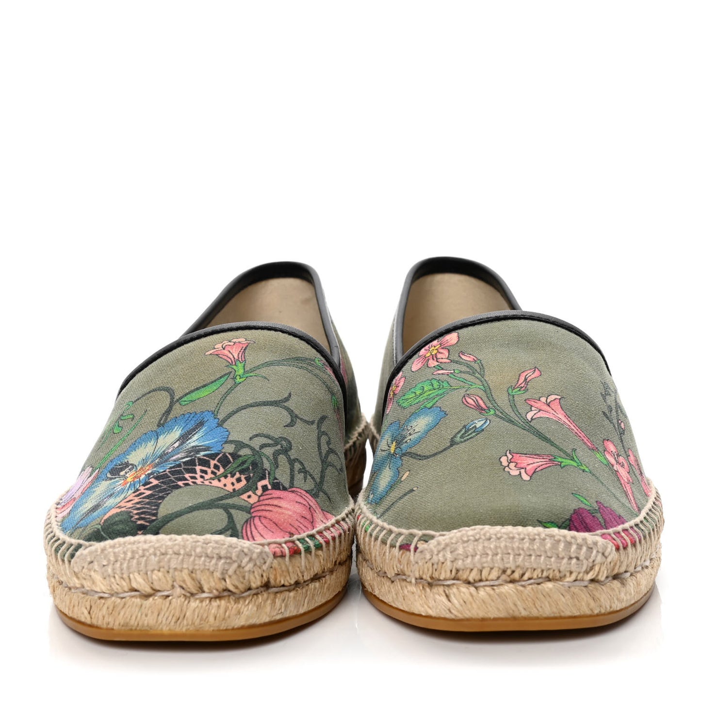 Canvas Flora Snake Print Mens Espadrilles 9.5 Militare Multicolor Black