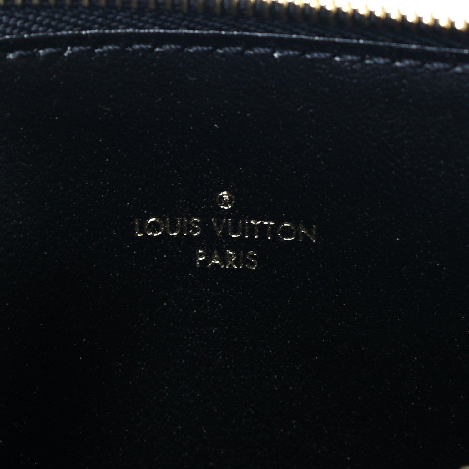 Louis Vuitton Empreinte Felicie Chain Wallet Zippered Insert Black 6 of 6