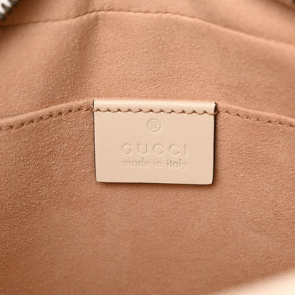 Gucci Calfskin Matelasse Small GG Marmont Chain Shoulder Bag White 6 of 12