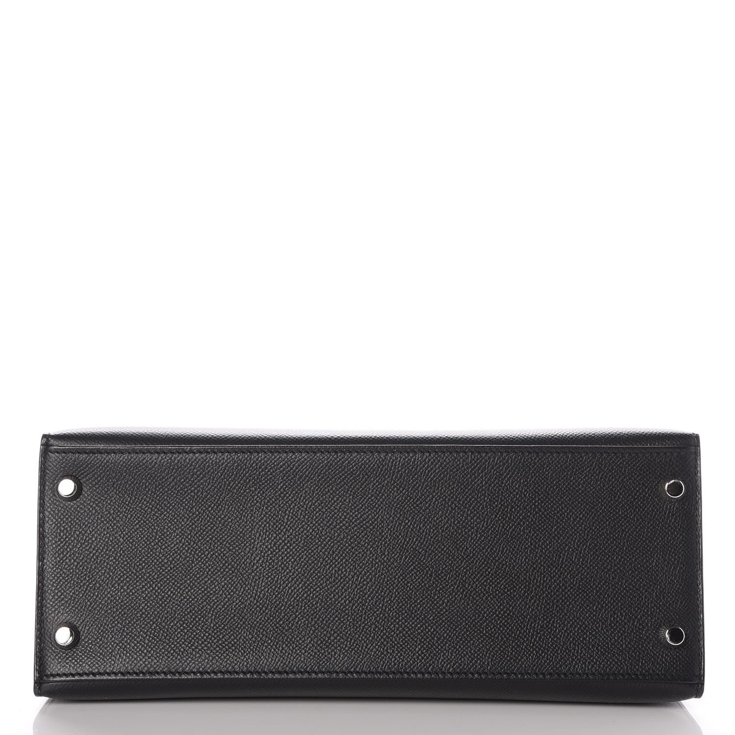 Hermes Epsom Kelly Sellier 28 Black 7 of 36
