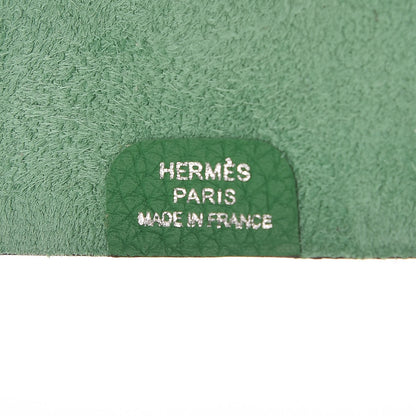 Hermes Taurillon Clemence Ulysse Mini Notebook Bambou 6 of 8