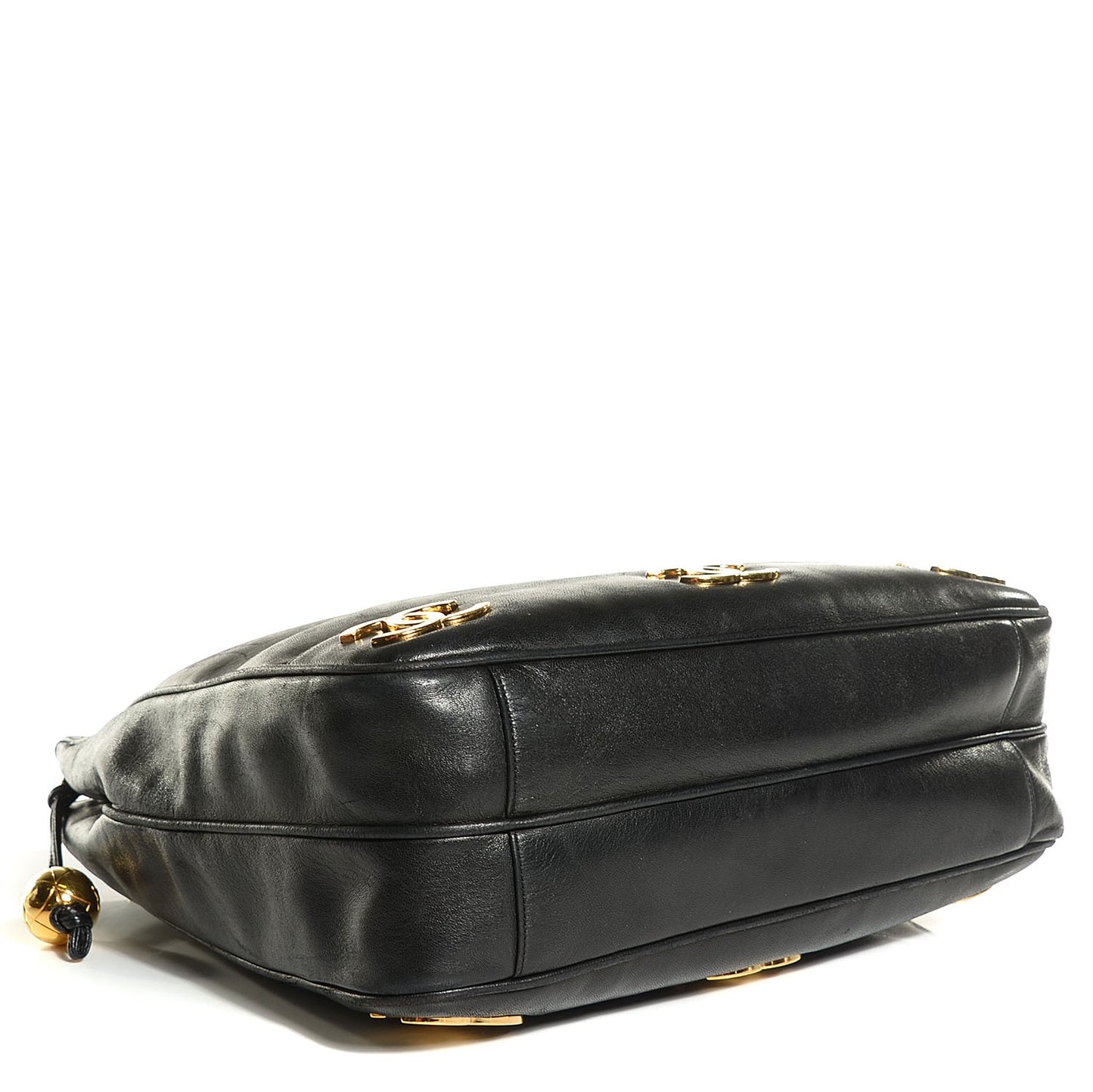 Lambskin CC Shoulder Bag Black