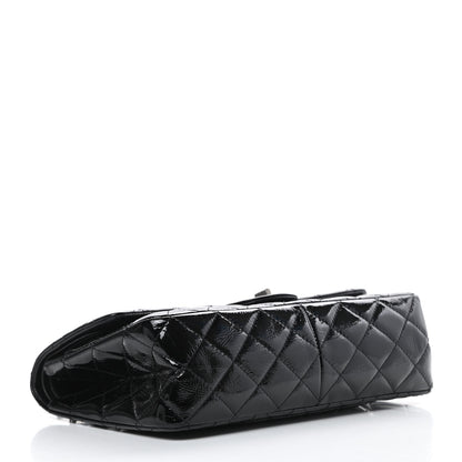 Chanel Distressed Patent Quilted 2.55 Reissue 227 Flap Black 4 of 18