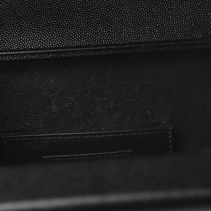Saint Laurent Grain De Poudre Monogram Small Kate Slide Chain Crossbody Box Bag Black 7 of 10