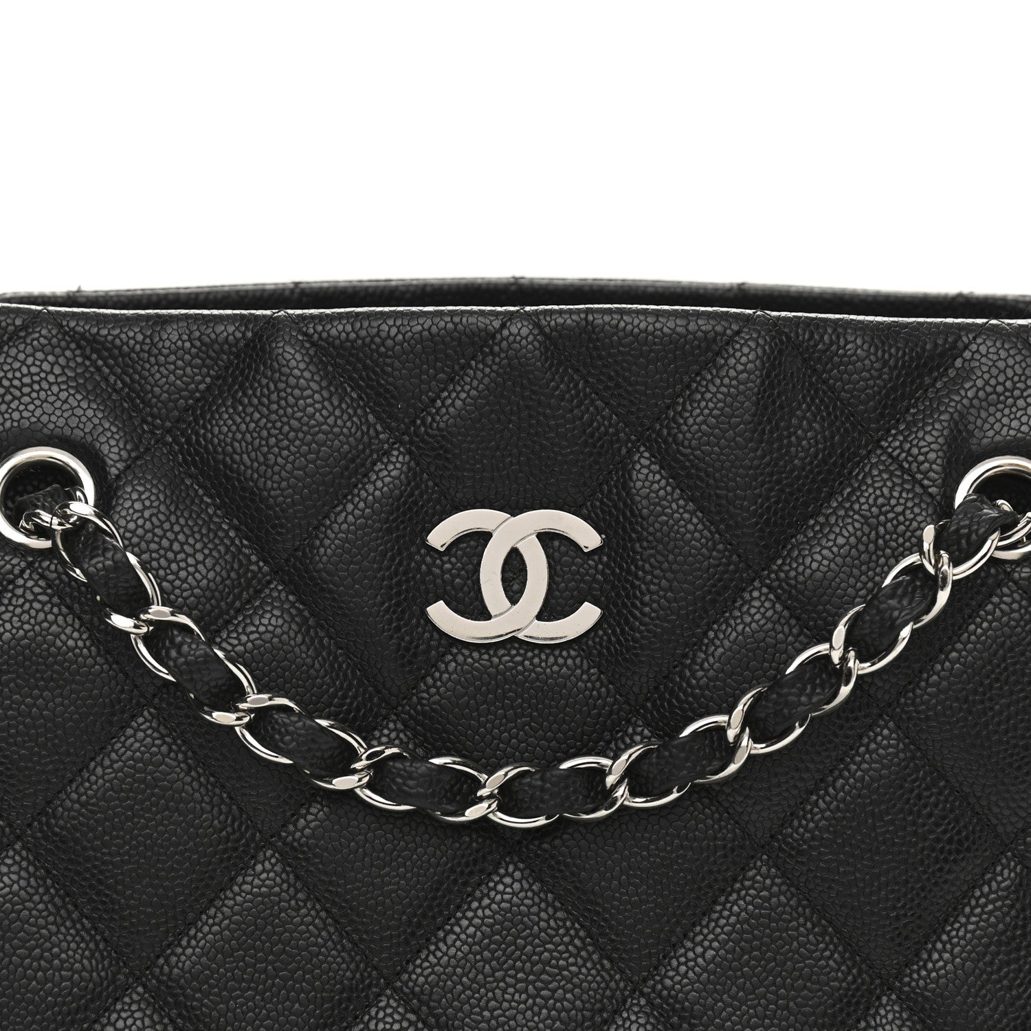 Chanel Caviar Quilted Tote Black 8 of 13