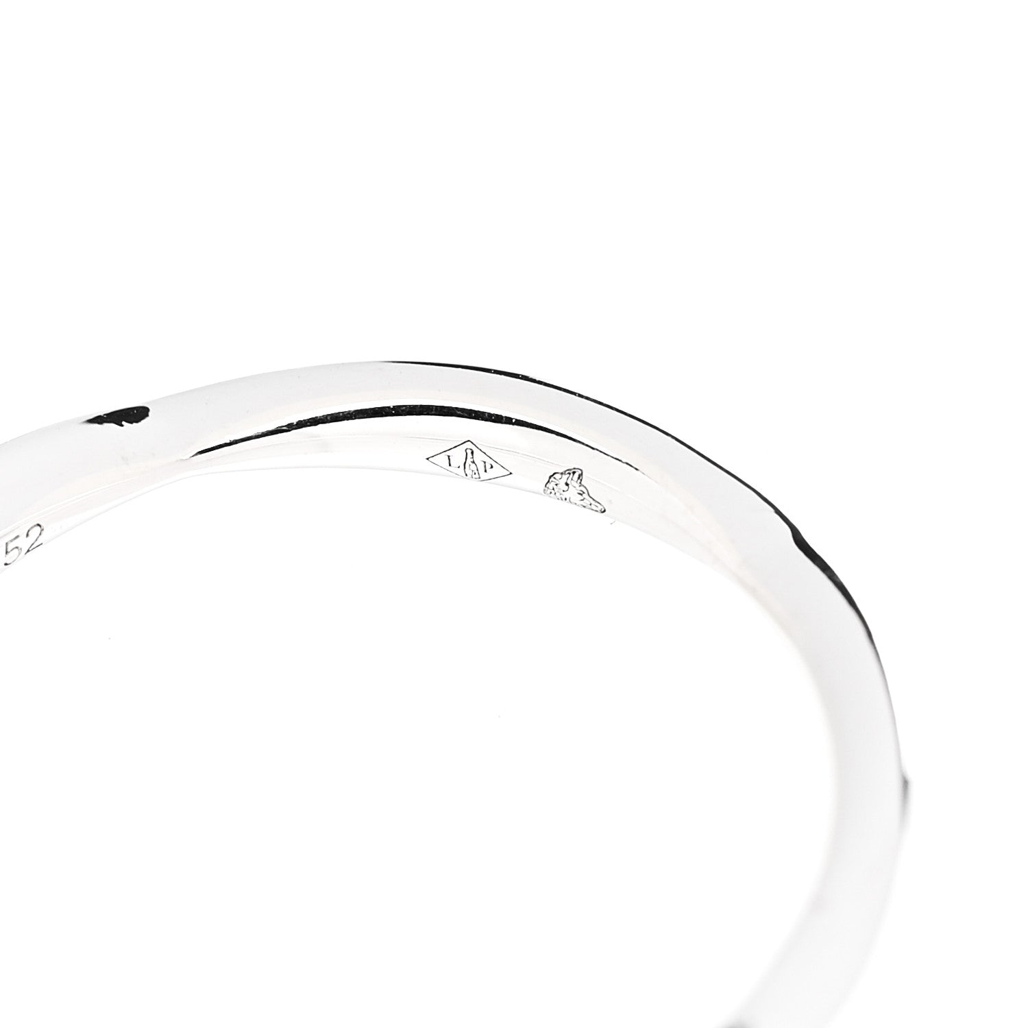 Chanel Platinum Camelia Wedding Band Ring 52 6 6 of 6