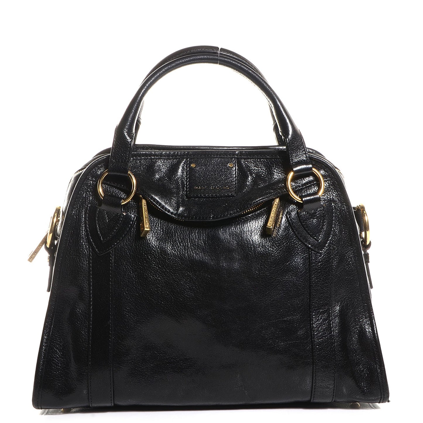 Goatskin Classic Wellington Satchel Black