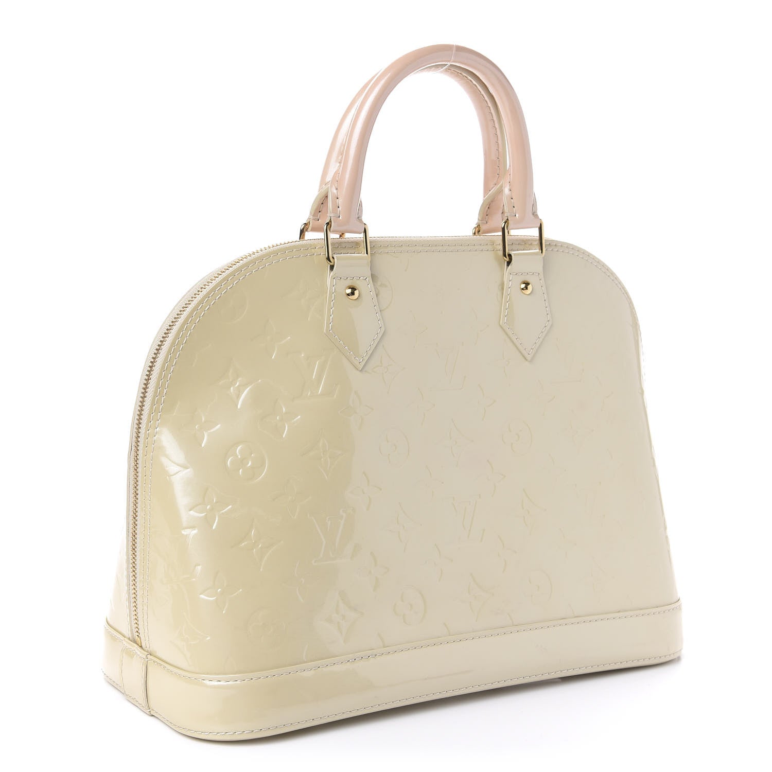 Louis Vuitton Vernis Alma PM Blanc Corail 3 of 10