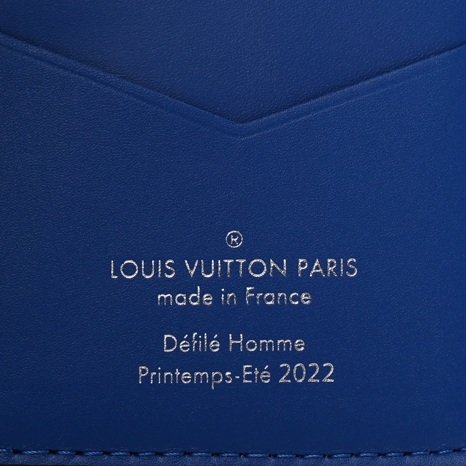 Louis Vuitton Taurillon Illusion Pocket Organizer Bleu Rose 6 of 7
