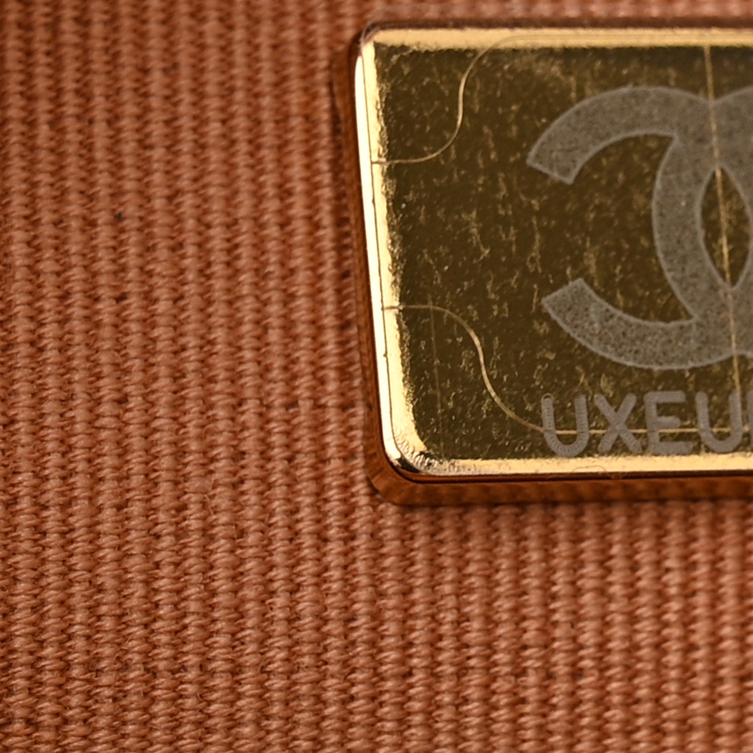 Chanel Shiny Crumpled Lambskin Quilted Small Preppy Pocket Camera Case Brown 7 of 11