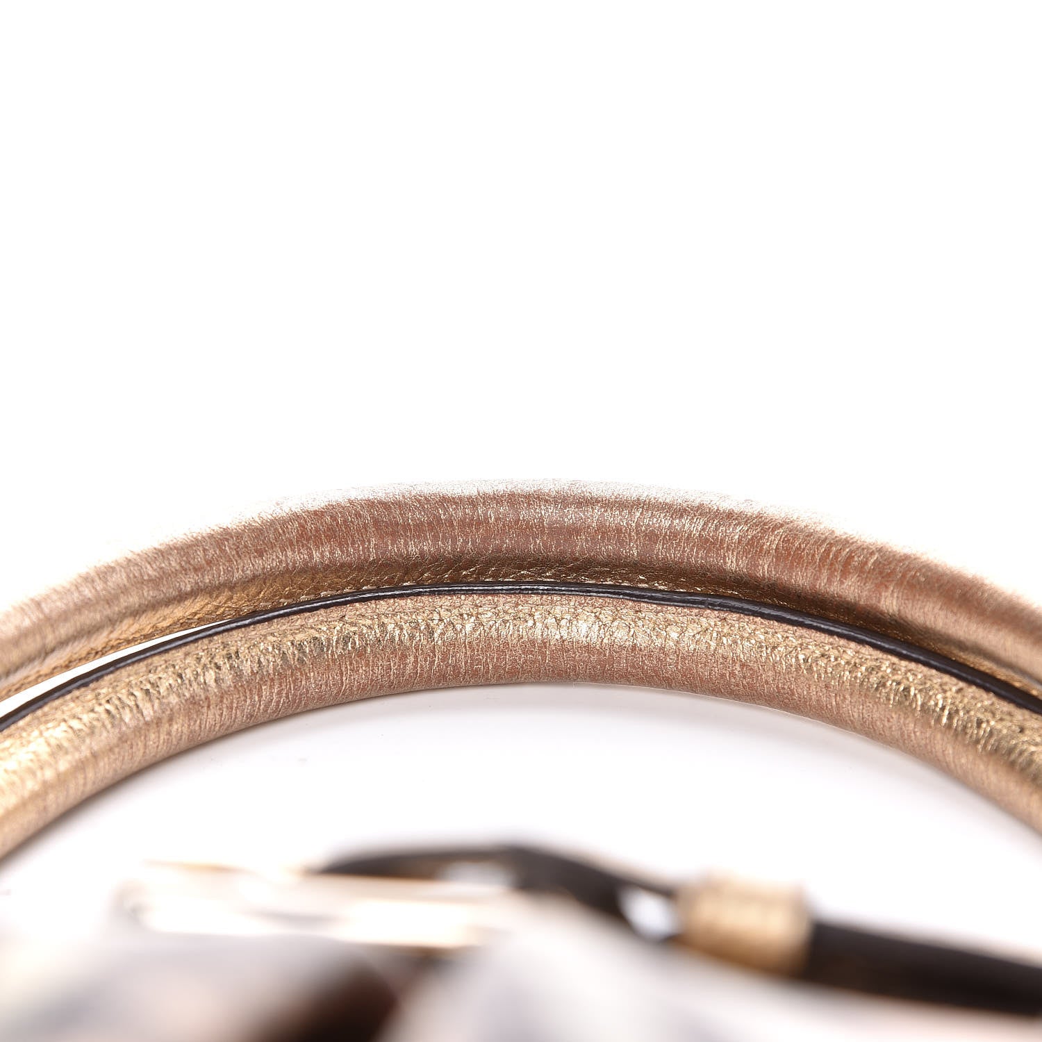 Burberry Haymarket Check Tote Gold 15 of 22