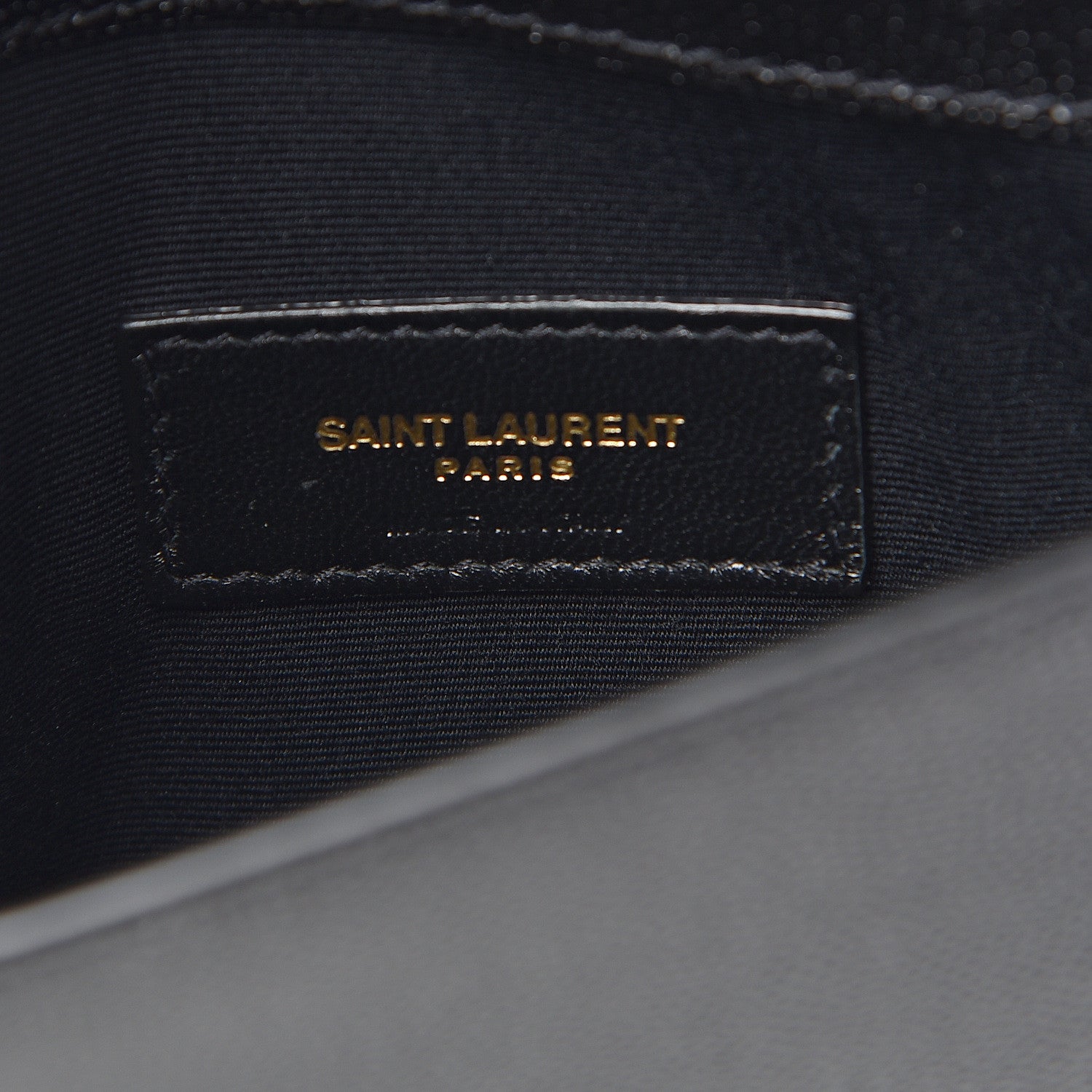 Saint Laurent Grain De Poudre Uptown Pouch Black 6 of 8