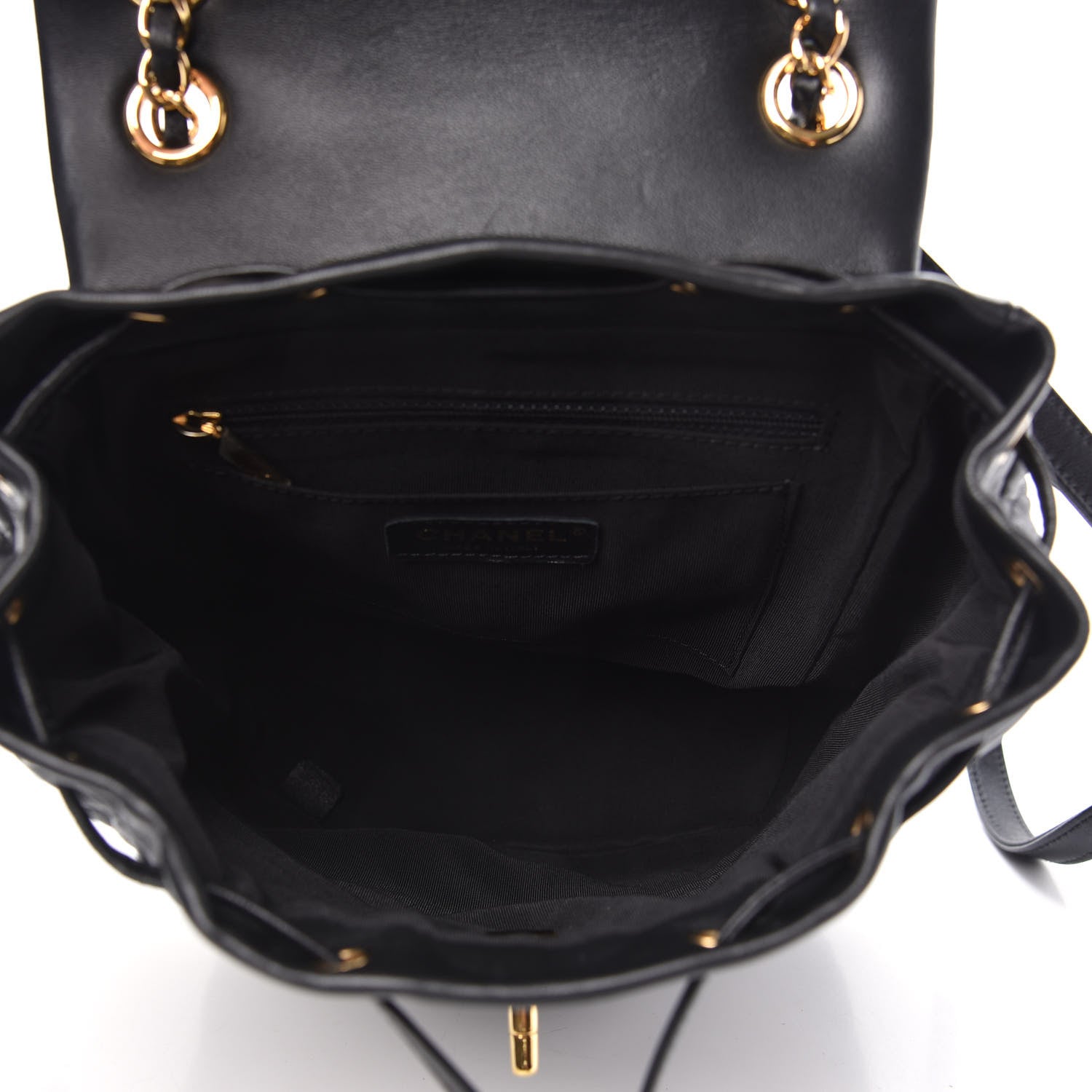 Chanel Lambskin Quilted Small Urban Spirit Backpack Black 4 of 10