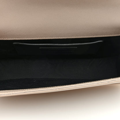 Saint Laurent Grain De Poudre Medium Monogram Kate Satchel Nude Powder 5 of 11