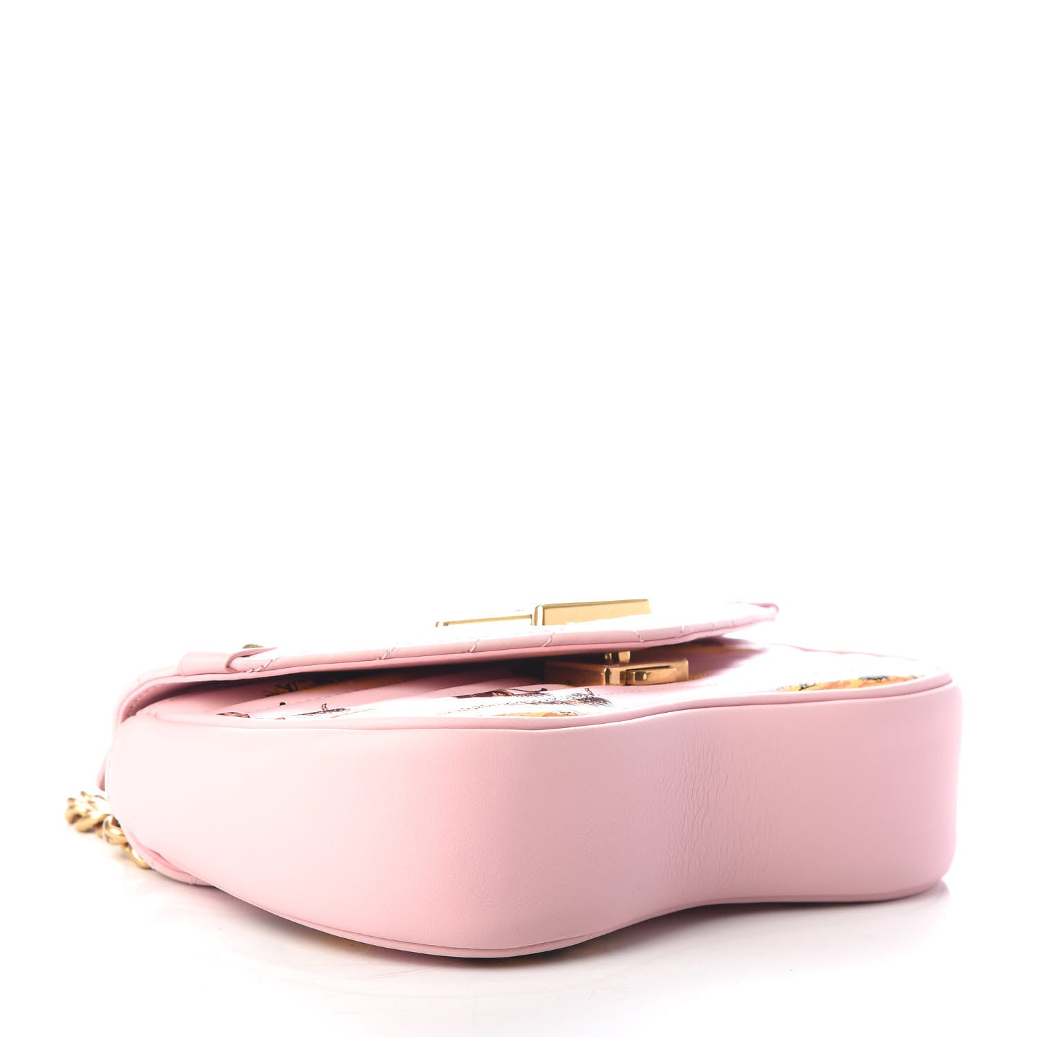 Louis Vuitton Calfskin Leopard Print New Wave Chain PM Light Pink 4 of 9