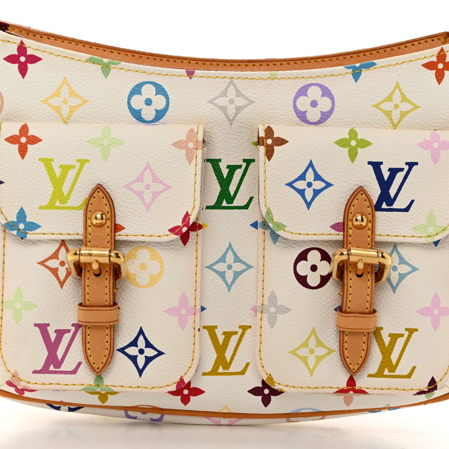 Louis Vuitton LOUIS VUITTON Monogram Multicolor Lodge PM White 8 of 10