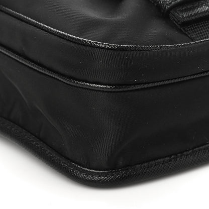 Prada Re-Nylon Saffiano Mini Pocket Single Snap Buckle Messenger Bag Black 10 of 11