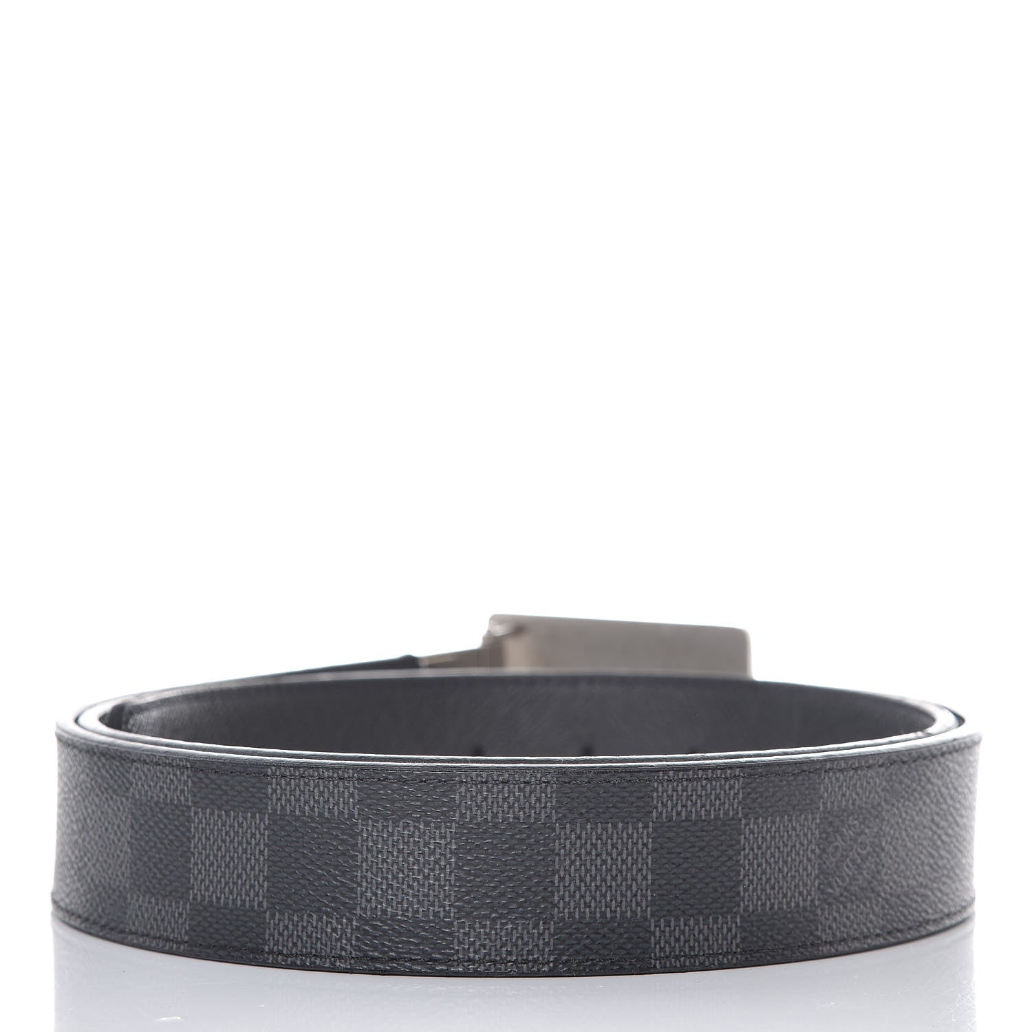 Louis Vuitton Damier Graphite 35mm LV Inventeur Reversible Belt 110 44 3 of 7