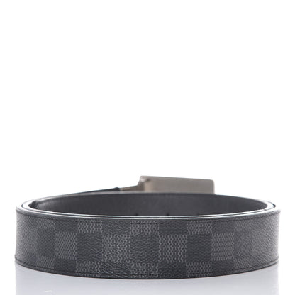 Louis Vuitton Damier Graphite 35mm LV Inventeur Reversible Belt 110 44 3 of 7