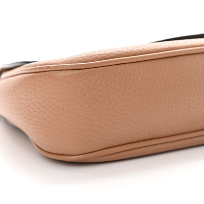 Gucci Pebbled Calfskin Medium Soho Flap Crossbody Camelia 9 of 12