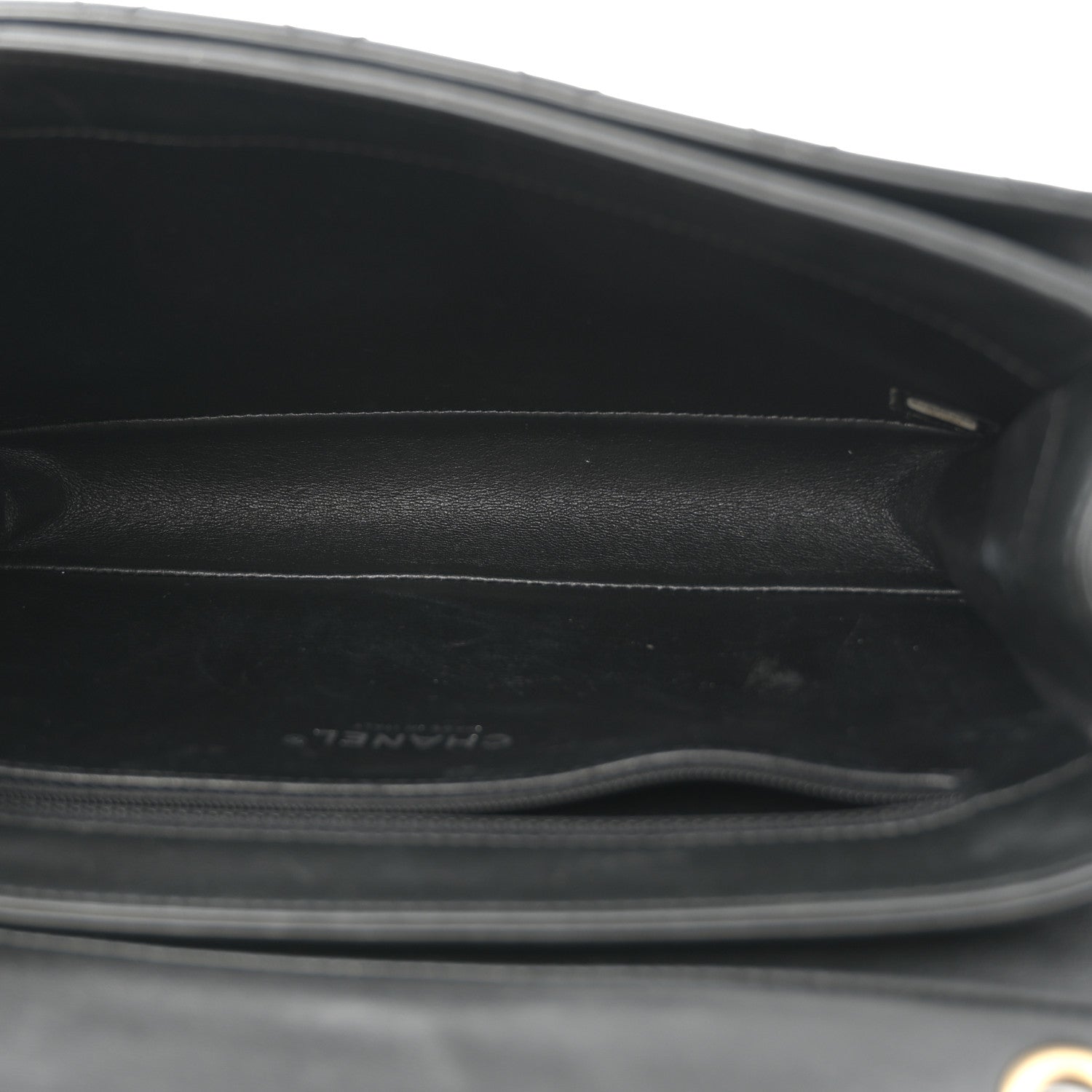 Chanel Calfskin Stitched Multi Chain Flap Bag Black 5 of 12