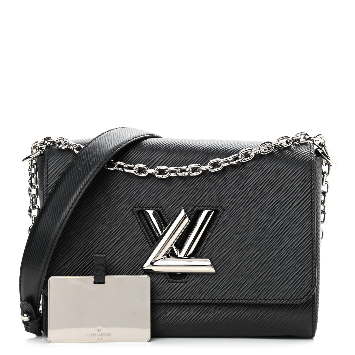 Louis Vuitton Epi Twist Shoulder Bag MM Black 1 of 10