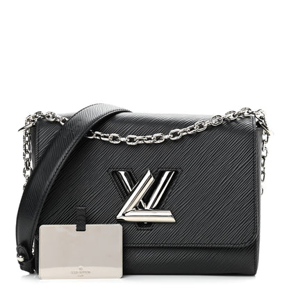 Louis Vuitton Epi Twist Shoulder Bag MM Black 1 of 10
