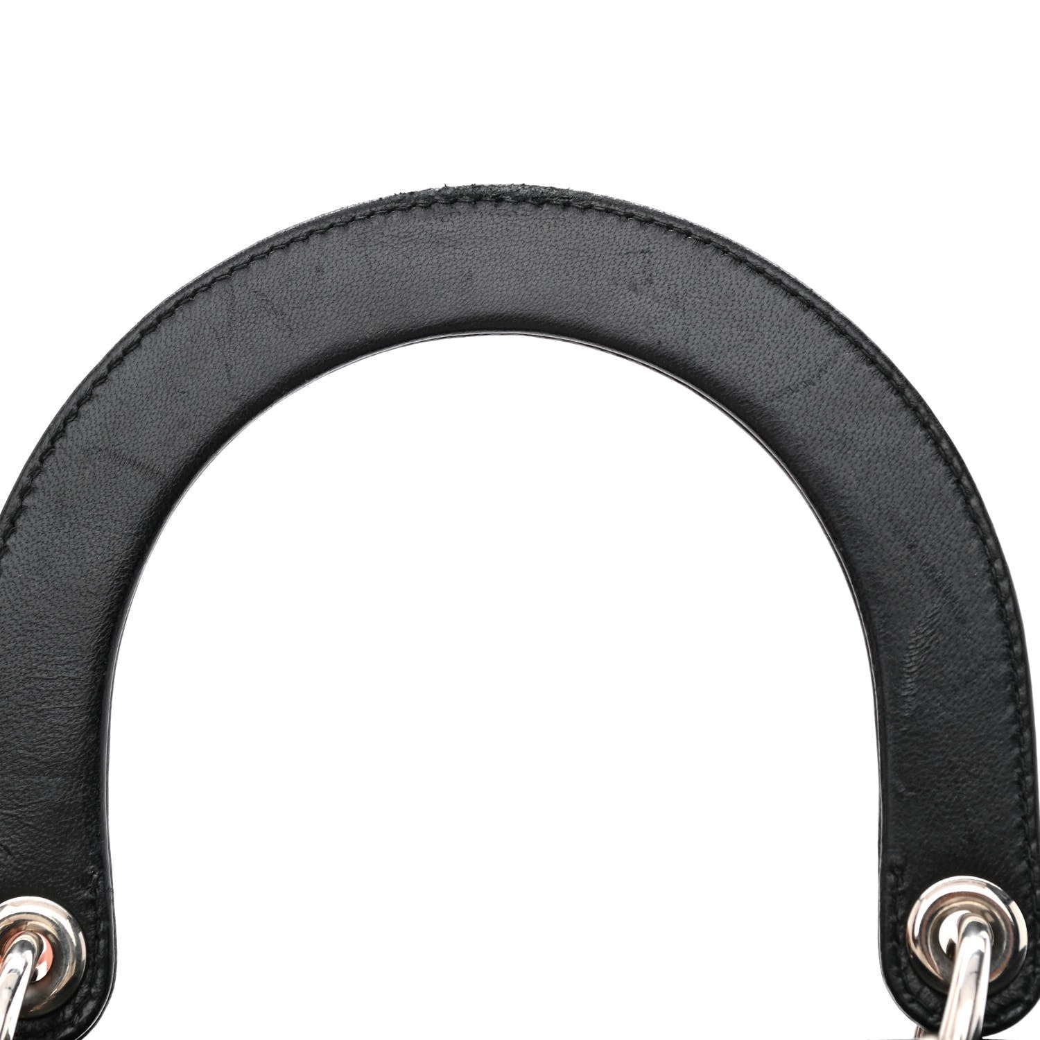 Christian Dior Lambskin Cannage Large Lady Dior Black 12 of 15