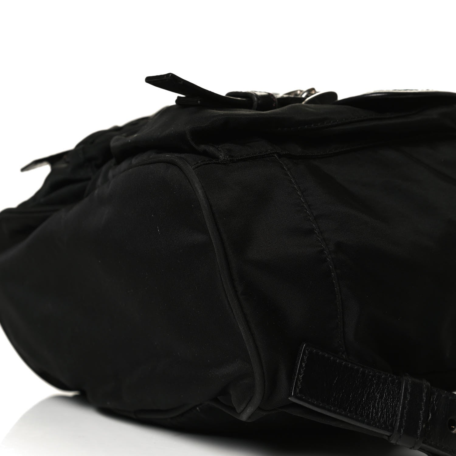 Prada Tessuto Nylon Vitello Backpack Black 9 of 16