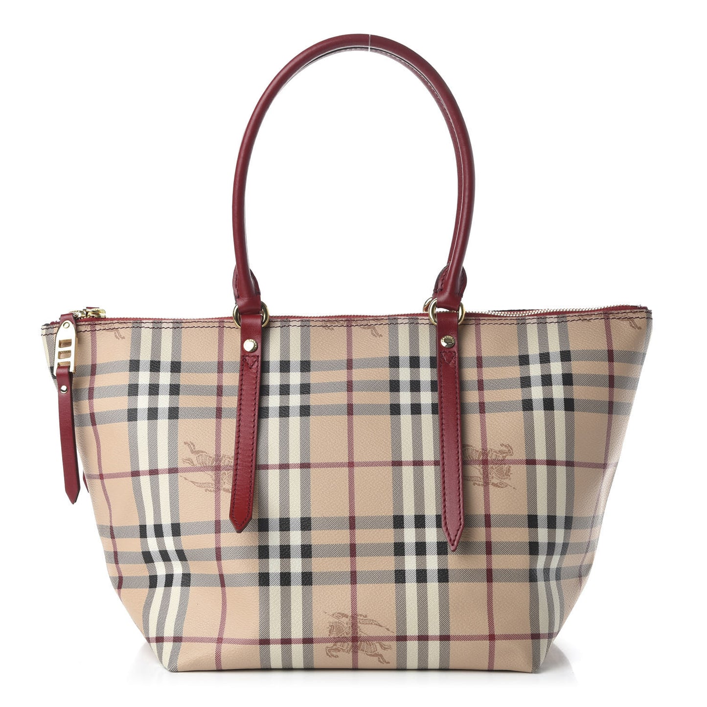 Haymarket Check Small Salisbury Tote Military Red