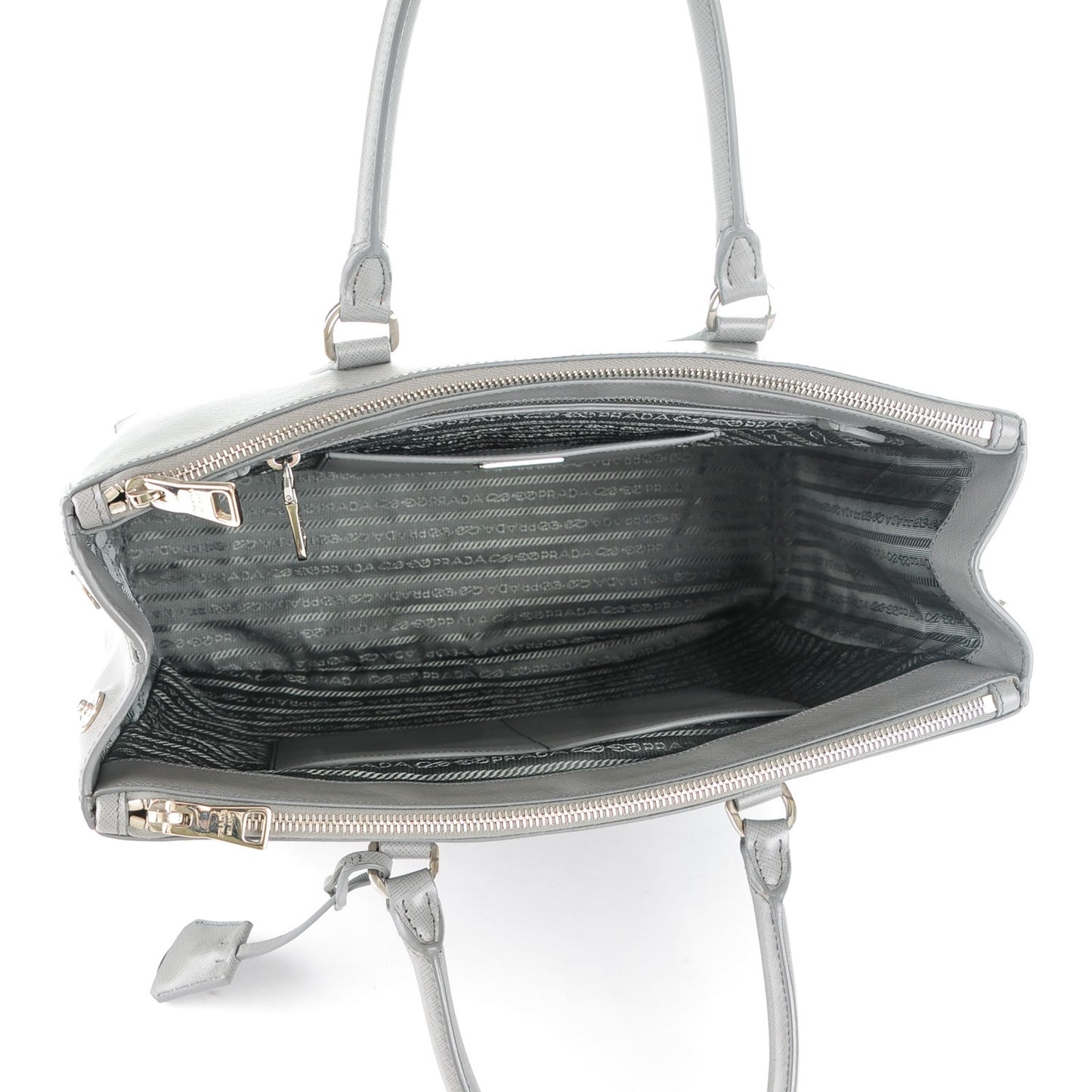 Saffiano Large Galleria Double Zip Tote Marmo