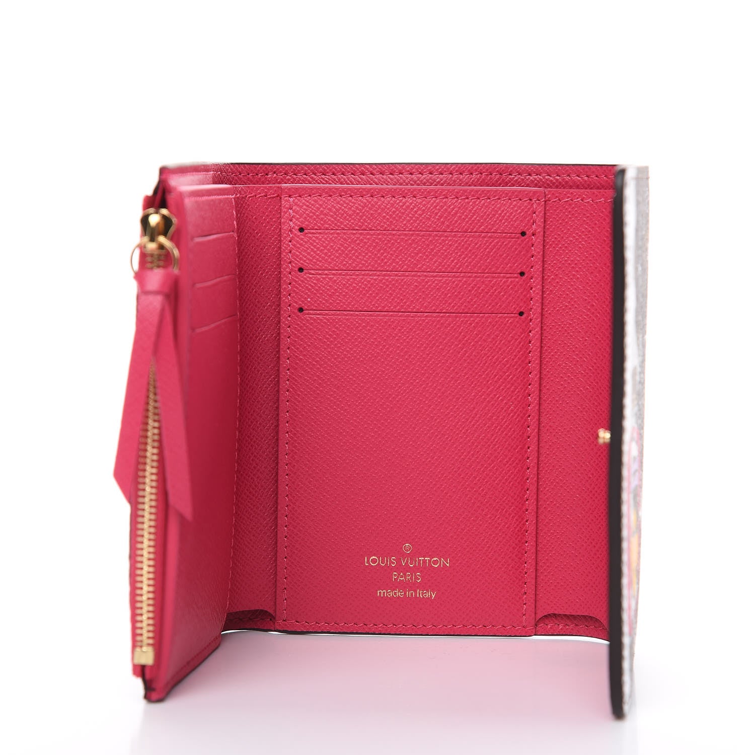Louis Vuitton Monogram 2019 Christmas Animation Victorine Wallet Fuchsia 5 of 8