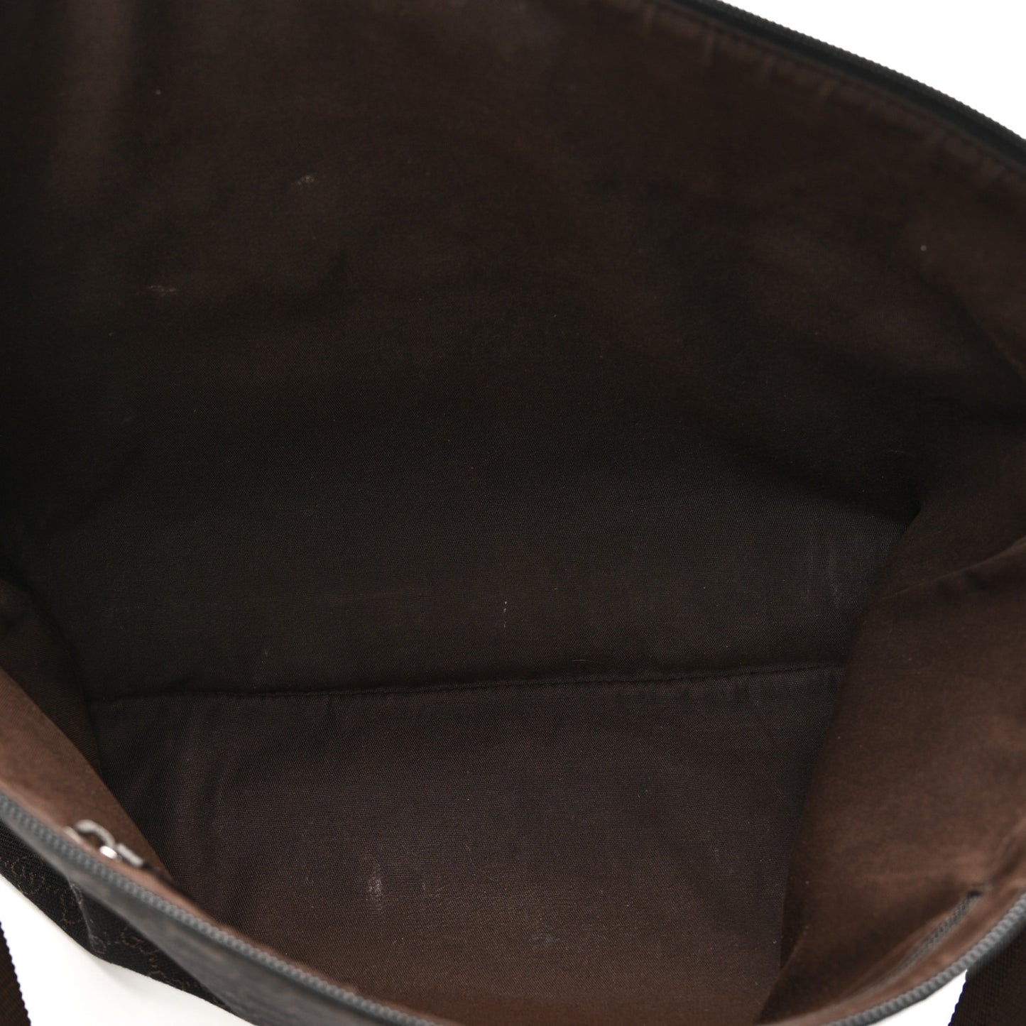 Nylon Monogram Messenger Bag  Dark Brown