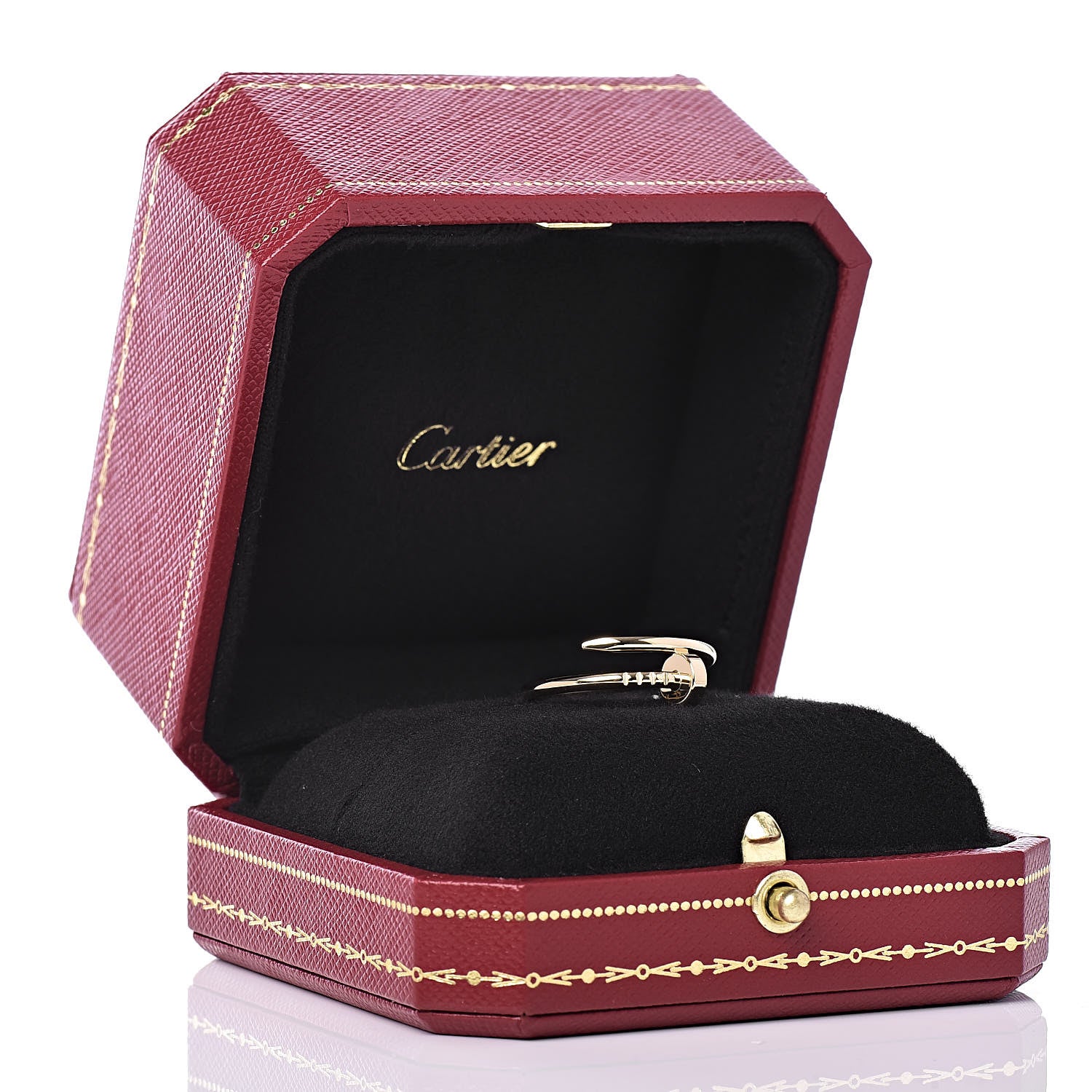 Cartier 18K Yellow Gold Small Juste Un Clou Ring 54 6.75 6 of 6
