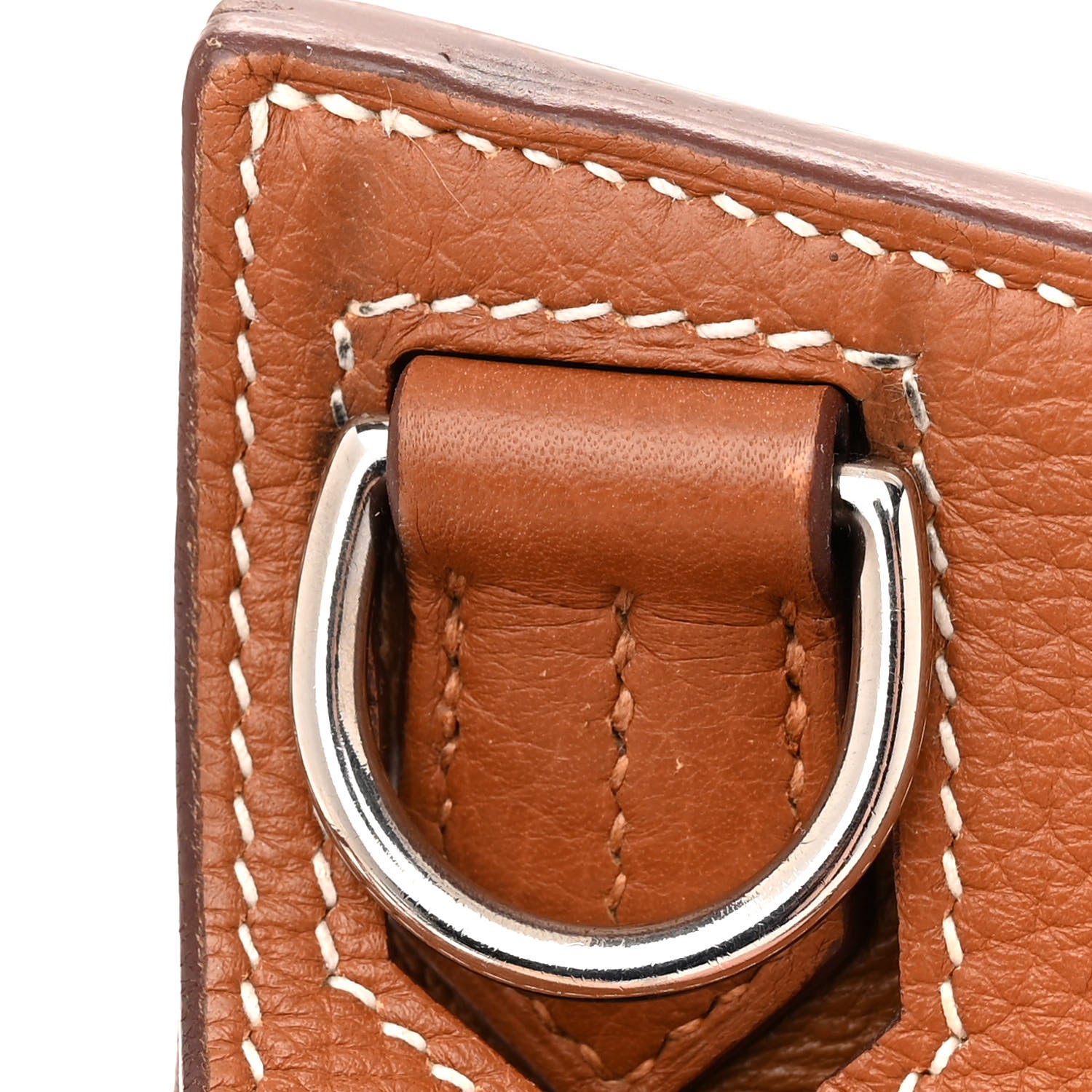Hermes Taurillon Clemence Jypsiere 28 Gold 13 of 15