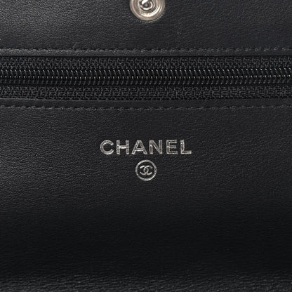 Chanel Aged Calfskin Reissue Wallet On Chain WOC Black 7 of 11