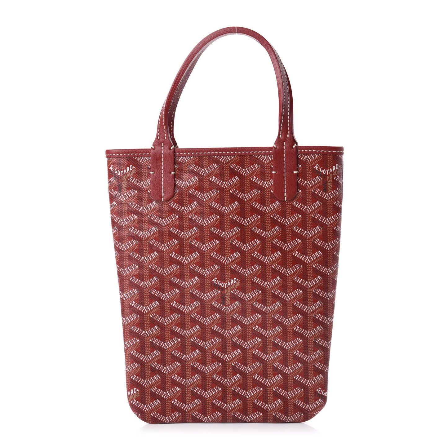 Goyardine Poitiers Tote Red