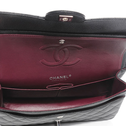 Chanel Caviar Quilted Medium Double Flap Black 8 of 8